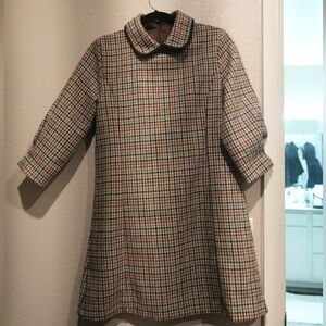 Classic Plaid Winter Dress